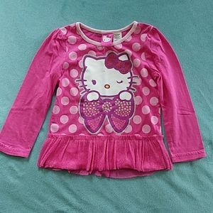 Girls Hello Kitty Shirt Size 3T